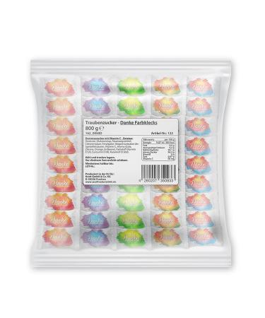 Dextrose Danke Farbklecks with Vitamin C - 800g 400 Pieces | International Shipping Available - Buy Online on GoSupps.com