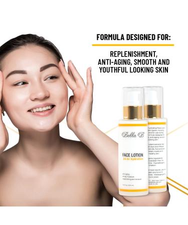 Shop Bella B Face Lotion 3.4 oz - Pregnancy Safe Natural Moisturizer for Healthy Glow - Buy Online on GoSupps.com