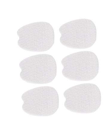 Mobestech 6 Sheets Tongue Sticker High Heel Insert Metatarsal Foot Pad Household Corn Pads Corn Removers Callus Cushions Portable Corn Cushions Sports Shoes Felt White