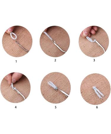 2 Pcs Bent Latch Hook Tool for Dreadlocks & Carpet Making - Crochet Knitting Needle for Hair Extension - Buy Online on GoSupps.com