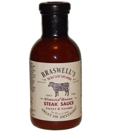 Braswells Vidalia Onion Steak Sauce 13.5 Ounce - Buy Online on GoSupps.com