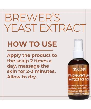Buy Anti-Dandruff Brewer's Yeast Extract 30% - Hair Growth Solution for Oily Hair | BINGOSPA 100ml - Buy Online on GoSupps.com