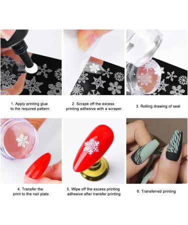 Buy Silicone Nail Art Stamp & Container - Manicure Tools for Perfect Stamped Nails | Eco-Friendly & Durable - Buy Online on GoSupps.com