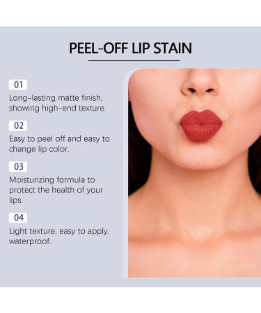  G n rique Peelable Lip Gloss | 4ml Long-Lasting Non-Sticky Lip Tint Peelable Lip Lacquer - For Women Girls Wife Sister Family Friends Travel Business Trip Stage Date - Buy Online on GoSupps.com