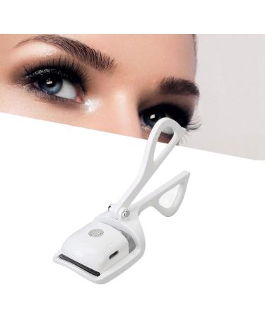Qukaim Rechargeable Lash Curler Electric Lash Curler Portable Heated Eyelash Curler with 3 Gears Temperature Rechargeable White - Buy Online on GoSupps.com