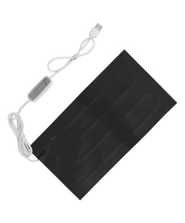 Heating pillows washable and bending with 4 gear thermoregulative button a touch of heat for your winter electrical USB fabric heater also for your pets reptiles warm (25 x 30 cm)