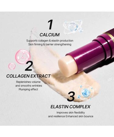 TSYIDUI Calcium Multi BalmCollagen Moisturizing StickAntiaging & Firming Skin Care StickFirming For The SkinWrinkle Bounce Multi Balm StickSuitable For EyesNeckFace 2 pieces 9g 2 pieces 9g - Buy Online on GoSupps.com