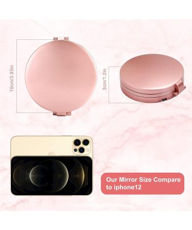 MIYADIVA LED Compact Mirror with Lights and Magnification - 1X 5X 20X Travel Magnifying Mirror - Portable Dimmable Beauty Gift - Buy Online on GoSupps.com
