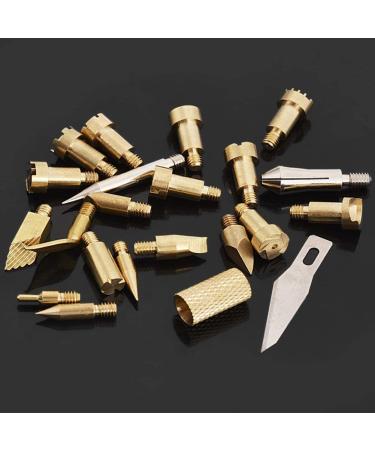 23Pcs Pyrography Wood Burning Tips Kit for Embossing & Carving - Ideal for Adults, Beginners & DIY Projects - Buy Online on GoSupps.com