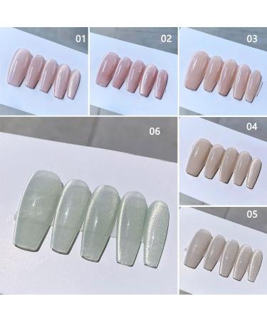 15ml Ice Transparent UV Semi Permanent Soak Off Nail Phototherapy Gel Nail Polish Cat Eye Gel Nail Lacquer - (Color: 6) - Buy Online on GoSupps.com