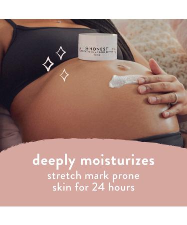 Shop Honest Company Rock the Bump Unscented Body Butter - 4 oz for Moisturizing & Stretch Mark Care - Buy Online on GoSupps.com