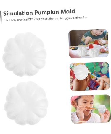 COHEALI 30 Pcs Foam Simulation Pumpkin Ornament for Kids Foam Pumpkins Diy Pumpkin Halloween Artificial Pumpkin Realistic Fake Pumpkin Mold Durafoam Pumpkin Graffiti White Child Model - Buy Online on GoSupps.com
