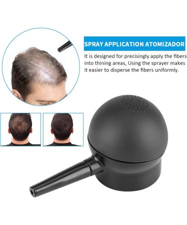 Hair Fibers with Applicator Keratin Hair Building Fibers Hair Volumizing Powder for Men and Women for Thinning Hair (Medium Brown) - Buy Online on GoSupps.com