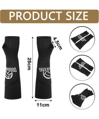 Buy Youth Volleyball Arm Sleeves - Anti-Slip Forearm Protective Pads with Wrist Support & Thumb Hole | Essential Volleyball Accessories - Buy Online on GoSupps.com