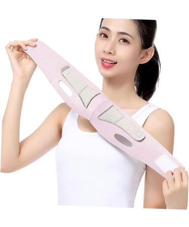 Housoutil Overnight Facelift Double Chin Strap Belt Strap Thin Strap Thin Masseter Chin V Thin Facial Thin Belt Cheek Pink Tight - Buy Online on GoSupps.com