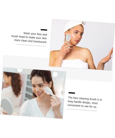 Didiseaon Silicone Face Brush Handle Face Brush Face Cleansing Brush Silicone Brush Cleansing Pads for Face Facial Cleansing Brush Handheld Silica Gel Pink Facial Cleanser 15.3x5.2cm Pink - Buy Online on GoSupps.com