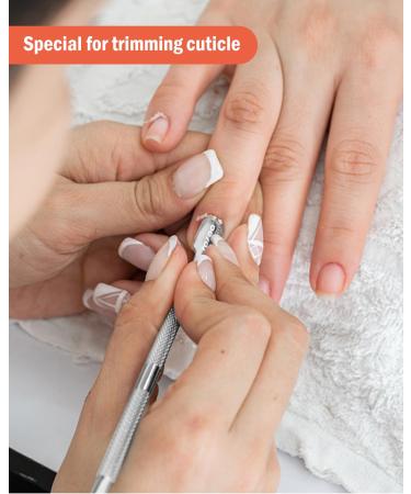 Bezox Nail Shaver & Polish Scraper - Professional 2-in-1 Double-Sided Nail Slide & Stainless Steel Sub-Nail Cleaner - Buy Online on GoSupps.com