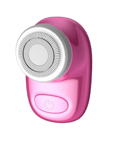 Mini Electric Shaver Pocket Size Electric Shaver for Men and Women Rechargeable Easy One-Button Portable Powerful Waterproof Electric Razor for Travel Office Business Trip (Red)