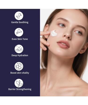 DEBAIY Night Cream Moisturizer Face with 3% Tocopherol 3% Shea Butter 2% Vitamin C 1% Ceramides Boosts Skin Barrier for All Skin Types (3.53oz/100g) - Buy Online on GoSupps.com