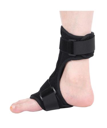 Drop Foot Brace Breathable Orthotic Plantar Fasciitis Night Splint Brace Adjustable Wrap Compression for Improved Walking Gait Prevents Cramps Ankle Sprains