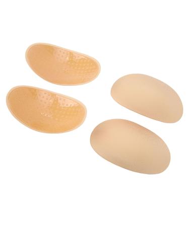 2 Pairs Soft Silicone Shoulder Pads Enhance Posture Breathable Comfortable Reusable Anti Slip Design Shoulder Enhancers for All