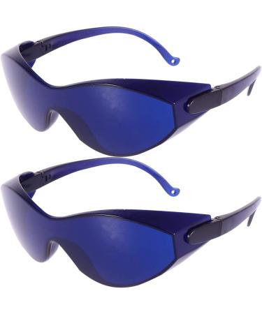 Milisten 2 Pack IPL Glasses | UV Protective Glasses for Hair Removal | Eye Protection Blue - Buy Online on GoSupps.com