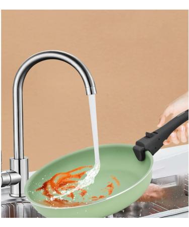 3PCS Frying Pan Set with Detachable Handle Space Saving Cookware Frying Pan Sauce Pan Non-Stick Oven Safe Up Dishwasher Safe Non Stick Frying Pan with Removable Handle - Buy Online on GoSupps.com
