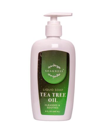 Liquid Hand Soap with Tea Tree Oil - Gentle Cleansing Nurturing Touch Multi Purpose Hand Wash 9 fl oz