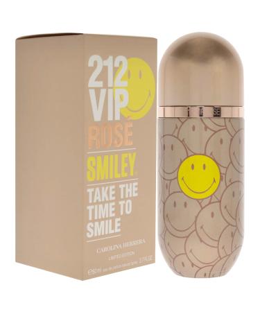 Carolina Herrera 212 VIP Rose Smiley EDP Spray Women 2.7 oz - Buy Online on GoSupps.com