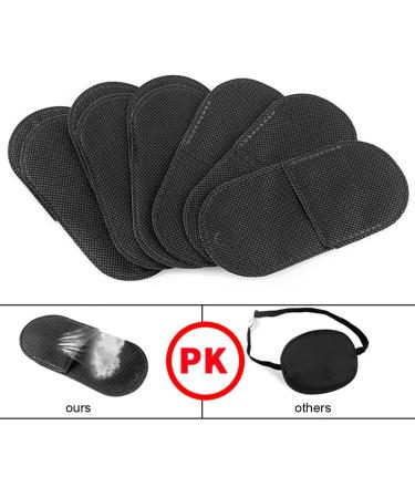Quesuc Glasses Patch - 12pcs Reusable Eye Flap for Amblyopia Treatment in Adults & Children - Left/Right Eye Coverage (Black Medium) - Buy Online on GoSupps.com