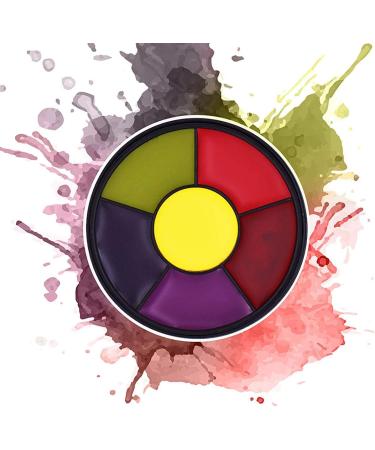 Mysense 3.5oz Nose and Scar Wax SFX Makeup Kit for Halloween Stage & Zombie Effects - Includes 6 Body Paint Colors, Spatula, Fake Blood Gel, Tatooes, Stipple Sponges - Buy Online on GoSupps.com