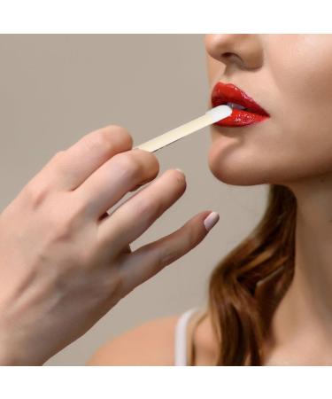 100pcs Disposable Bamboo Lip Brush Set - Portable Lip Gloss Applicators & Makeup Tools for Effortless Lipstick Application - Buy Online on GoSupps.com