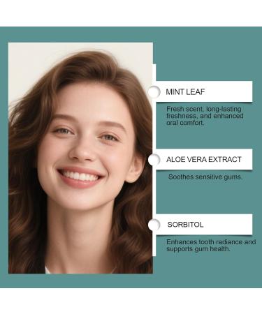 Mint Fresh Care Toothpaste - Gum Care Stain/Tartar Removal Fresh Breath Bright Teeth(2PCS) - Buy Online on GoSupps.com