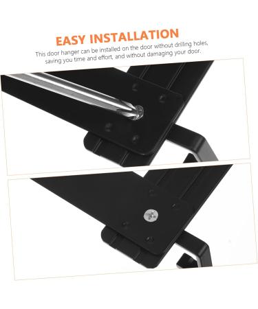 MILISTEN Space Aluminum Door Hanger Towel Rack Over The Door Hanger Over Door Hangers Hooks Cabinet Door - Buy Online on GoSupps.com