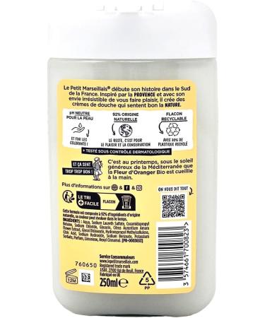 Le Petit Marseillais Extra Gentle Shower Cream Orange Blossom Organic from Mediterranean 250ml - Buy Online on GoSupps.com