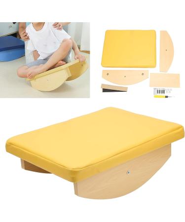 AUHX Balance Standing Toy Board - Durable Rocking Seesaw Toy in Antislip Yellow for Kids - Buy Online on GoSupps.com