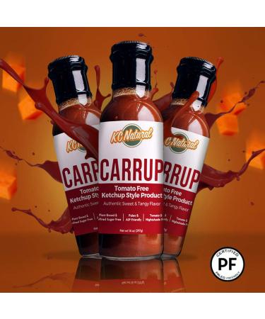 KC Natural Carrup No Tomato Ketchup - Paleo AIP Friendly - 14oz (Pack of 3) - Buy Online on GoSupps.com