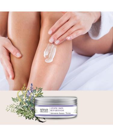 Siyah Organics Atopic Skin Repair Balm with Artemisia Annua & Neem Restorative Soothing and Protective Skin Balm 5oz - Buy Online on GoSupps.com