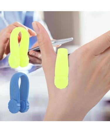 4 Pcs Flower Shape Acupressure Pliers - Mini Migraine Relief Reduced Voltage Point Clips | Universal Handicraft Tool - Green & Blue - Buy Online on GoSupps.com