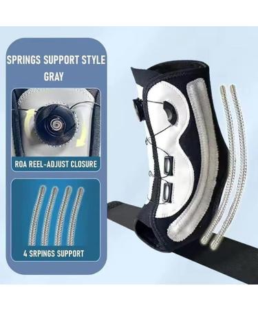 Buy FoRes Adjustable Foot Drop Orthosis Ankle Support Brace for Injury Recovery - Men & Women - Medium Size - Buy Online on GoSupps.com