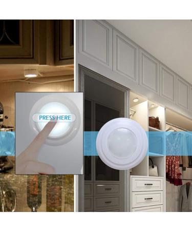 Uonlytech Bedside Lamp | Wireless Movement Sensor Cabinet Light with Remote | Press Night Light for Wardrobe Bedroom & Kitchen - Buy Online on GoSupps.com