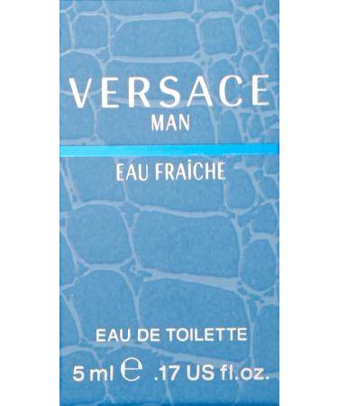 Versace Man Eau Fraiche 0.17oz - Refreshing Mini Cologne Spray - Buy Online on GoSupps.com