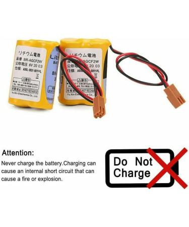 Buy WELLVEUS 60 Pack 6V Battery for FANUC A98L-0031-0011 | 2200mAh with Black Plug - International Shipping Available - Buy Online on GoSupps.com