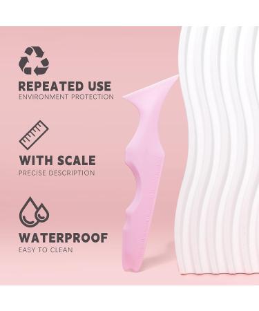 HOSAILY 5-in-1 Eyeliner Stencils - Multi-Purpose Silicone Makeup Tool for Winged Eyeliner, Defined Eyebrow, Eyelash, Face Contour, and Lip Line - Pink - Buy Online on GoSupps.com