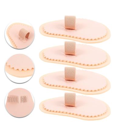 GLSTOY Insoles 4pcs - Supports Foot Alignment, Bunion Splint Pads, Toe Separators - Light Yellow 10.5x7x0 - Buy Online on GoSupps.com