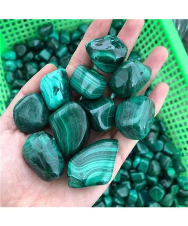 Gemstone Decoration Green Malachite Tumbled Stones Natural Quartz s Gems forMineral Stone (Color : 100g Size : 20-30mm) ningxiao - Buy Online on GoSupps.com