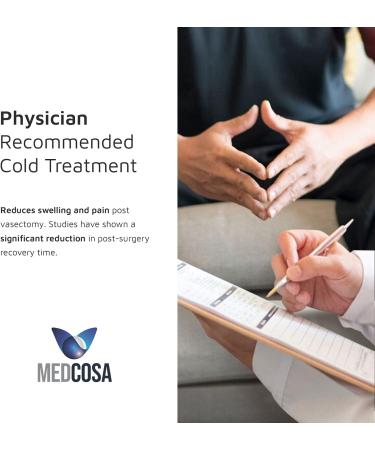 Vasectomy Ice Pack - Professional Cold Therapy for Pain & Swelling Relief - Ideal for Vasectomies, Hernia, Varicocele Surgery - Reusable for Testicular Injuries - 1 Count - Buy Online on GoSupps.com