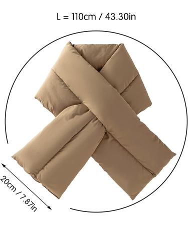 Wireless Electric Heating Scarf & Neck Pillow - Crisscross Neck Warmer for Pain Relief - Portable Wool Lined Heated Bundle for Women - Buy Online on GoSupps.com