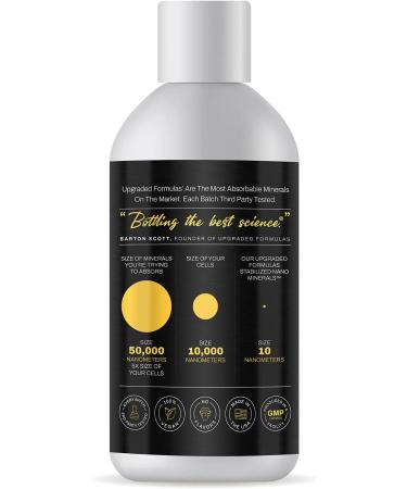 Upgraded Formulas Potassium Supplement - Liquid Nano Minerals for Hydration, Muscle Health, and Adrenal Support - Vegan Paleo Formula (8 fl oz) - Buy Online on GoSupps.com