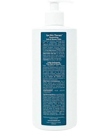 Vitabath Spa Skin Therapy Moisturizing Bath & Shower Gel - Nourishing Replenishing Oils - 21 oz, Invigorating Ocean-Fresh Fragrance - Buy Online on GoSupps.com